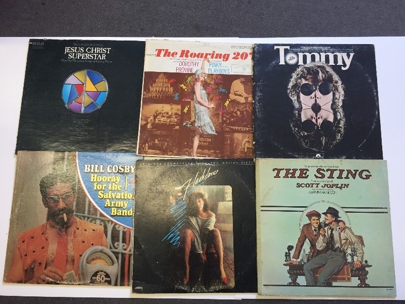 6 Vinyl Record Albums - Movie Soundtracks