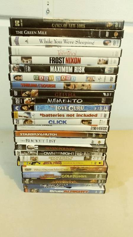 25 DVDs