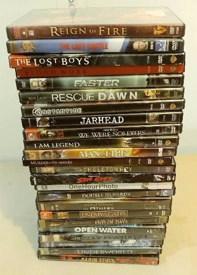 25 DVDs