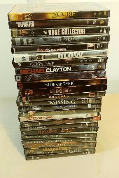 25 DVDs