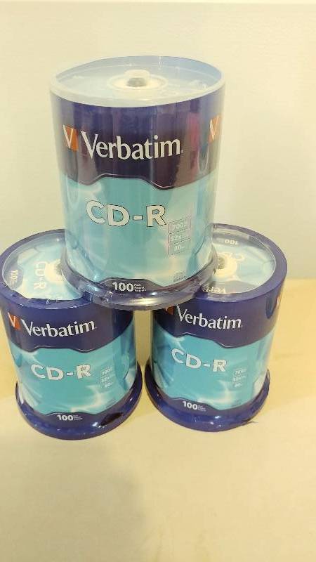 3 100 Packs of Blank CDRs