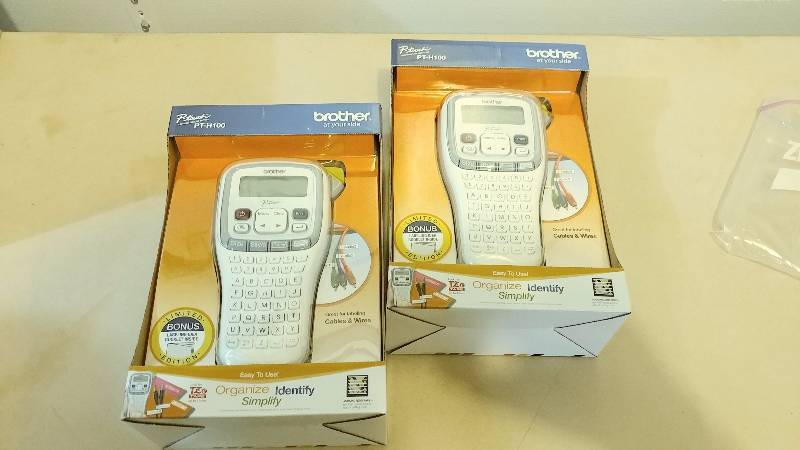 2 Brand New Brother P-Touch Labeling System
