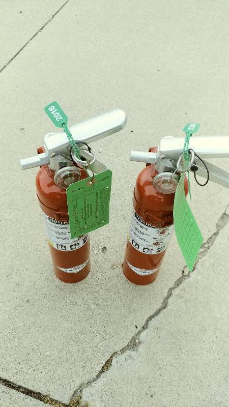 Pair of Fire Extinguishers
