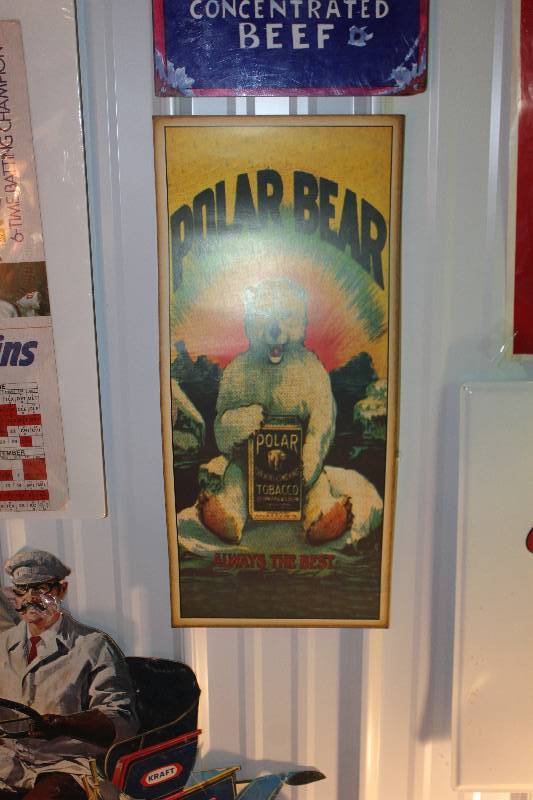 lot 241 image: Polar Bear Tobacco Sign