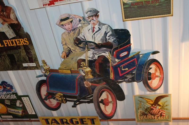 lot 244 image: Kraft Cheese Delivery Sign