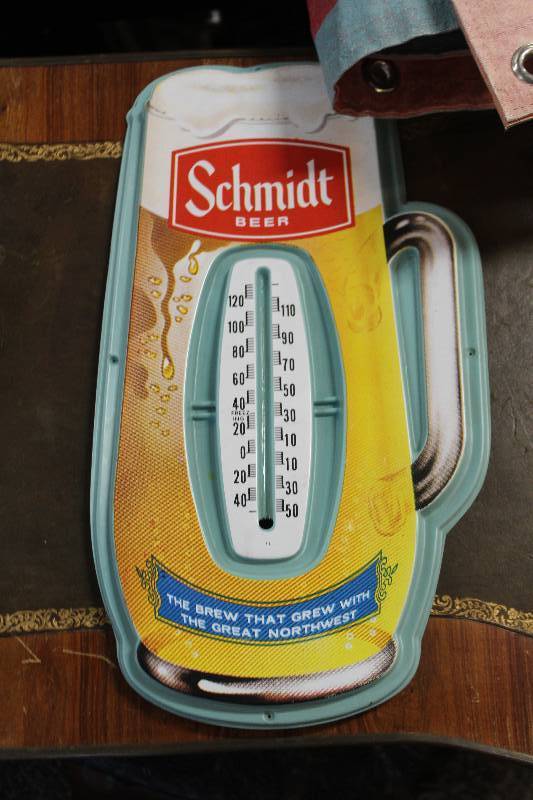 lot 134 image: Schmidt Beer Wall Sign