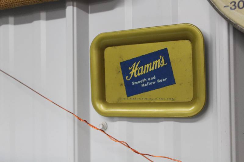 lot 163 image: Hamms Beer Metal Sign