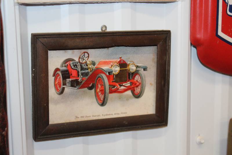 lot 171 image: 1913 Stutz Bearcat Car Wall Art