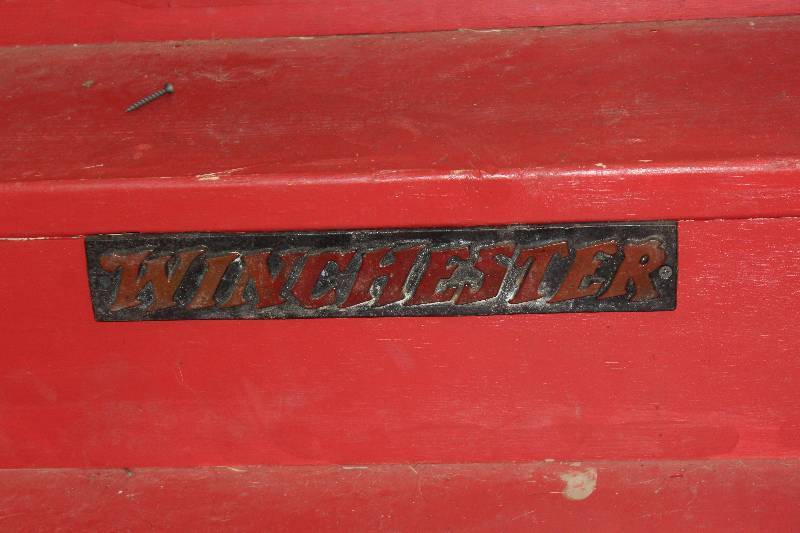lot 173 image: Winchester Metal Sign
