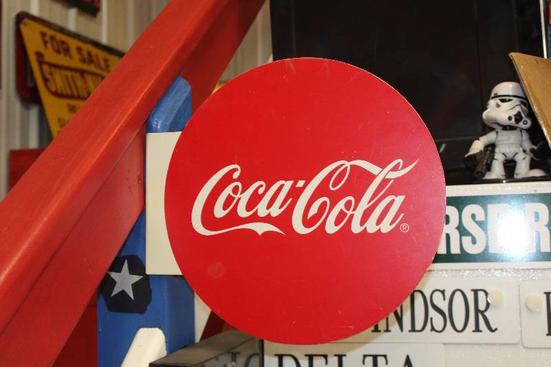 lot 174 image: Coca-Cola Sign