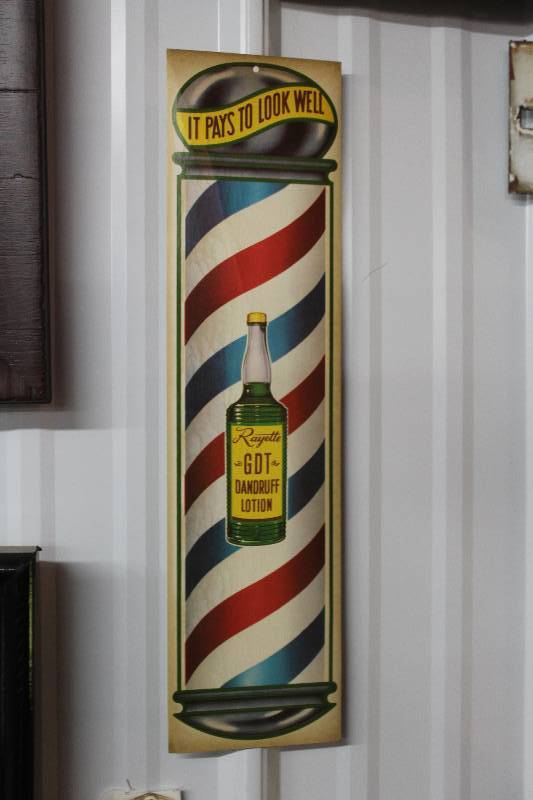 lot 189 image: Rayette Got Dandruff Lotion Sign