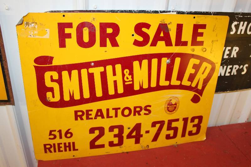 lot 201 image: Smith & Miller For Sale Sign