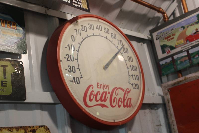 lot 206 image: Coca-Cola Wall Thermometer