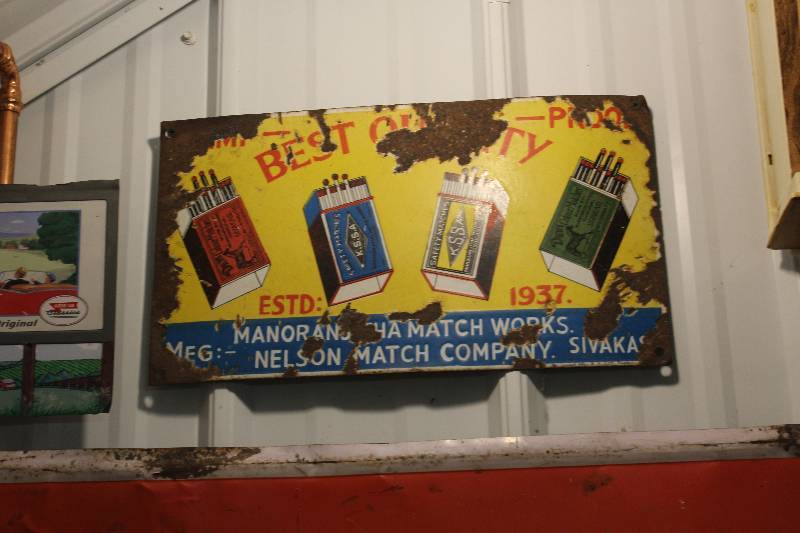 lot 209 image: Nelson Match Company Sign