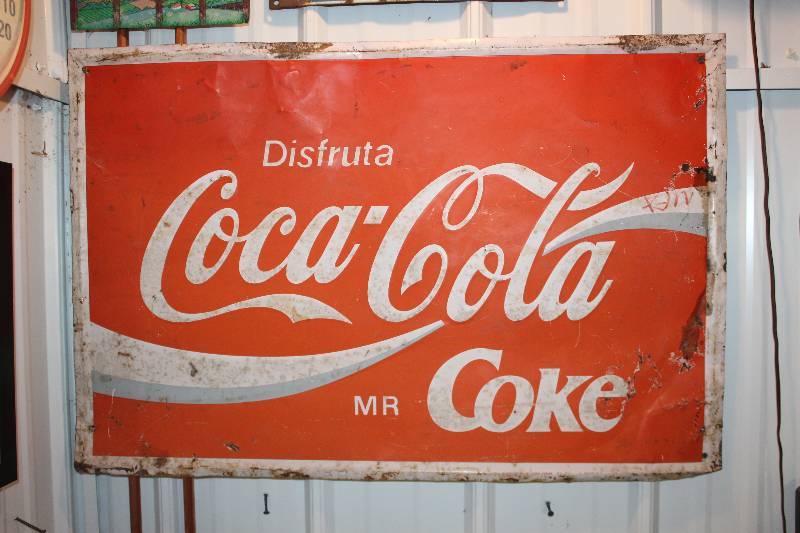 lot 210 image: Coca-Cola Sign