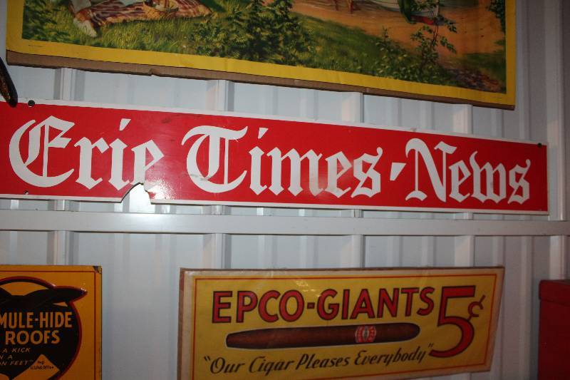 lot 218 image: Erie Times News Sign