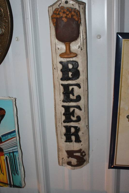 lot 224 image: Beer 5 Cents Sign