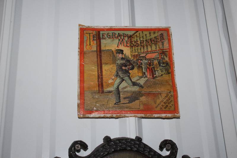 lot 225 image: Telegraph Messenger Sign