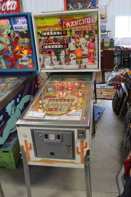 rancho pinball machine