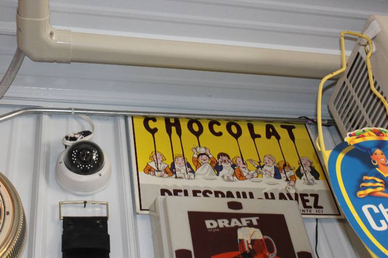 lot 279 image: Chocolat Delespaul-Havez Cardboard Sign