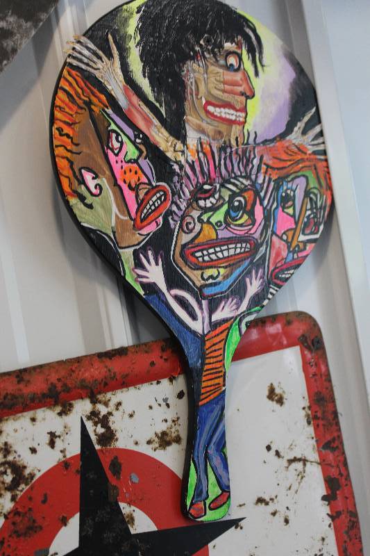 lot 299 image: Decorative Wood Paddle