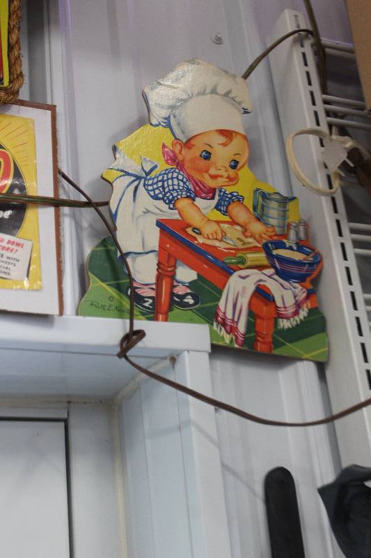 lot 308 image: Bakery Sign Signed by Ruth E. Newton
