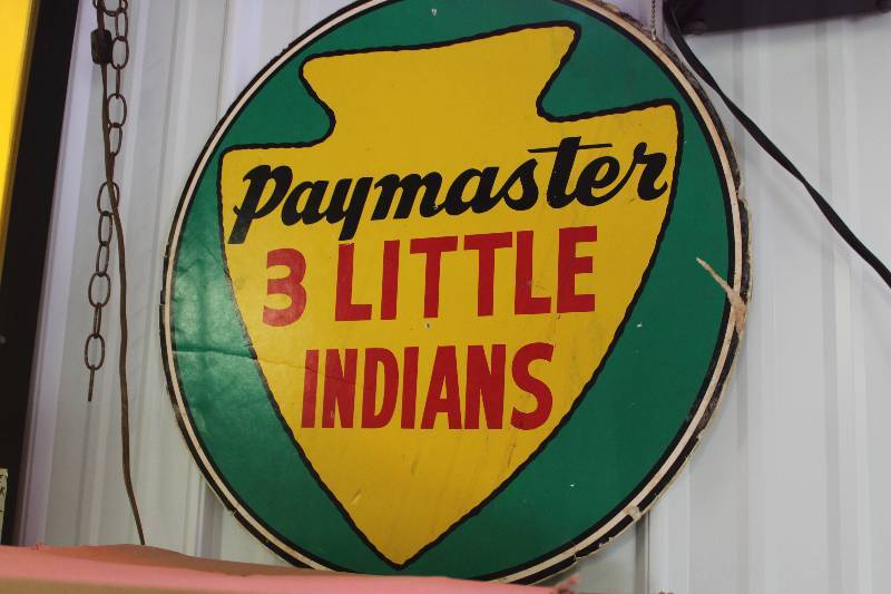 lot 310 image: Paymaster 3 Little Indians Sign