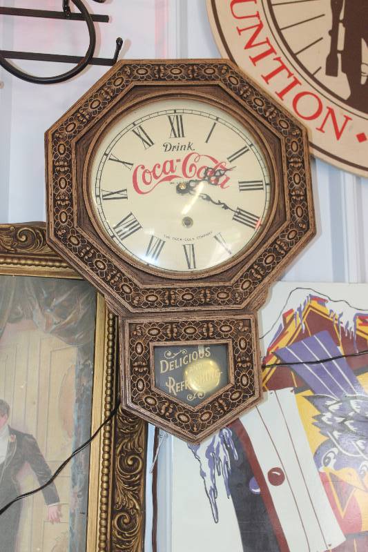 lot 319 image: Coca-Cola Wall Clock