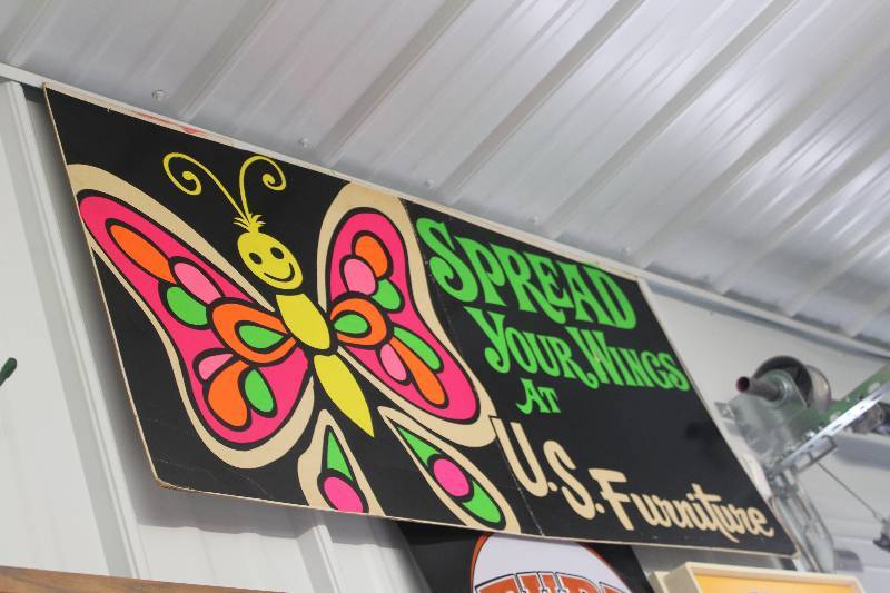 lot 345 image: Spread Wings Card Board Sign