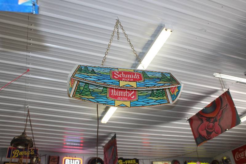 lot 351 image: Schmidt Beer Pool Table Light