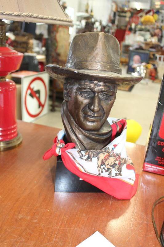 lot 379 image: John Wayne Bust