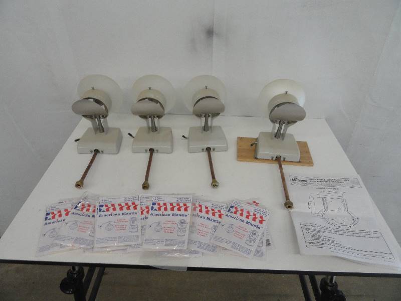 Indoors Gas Lights and Mantles