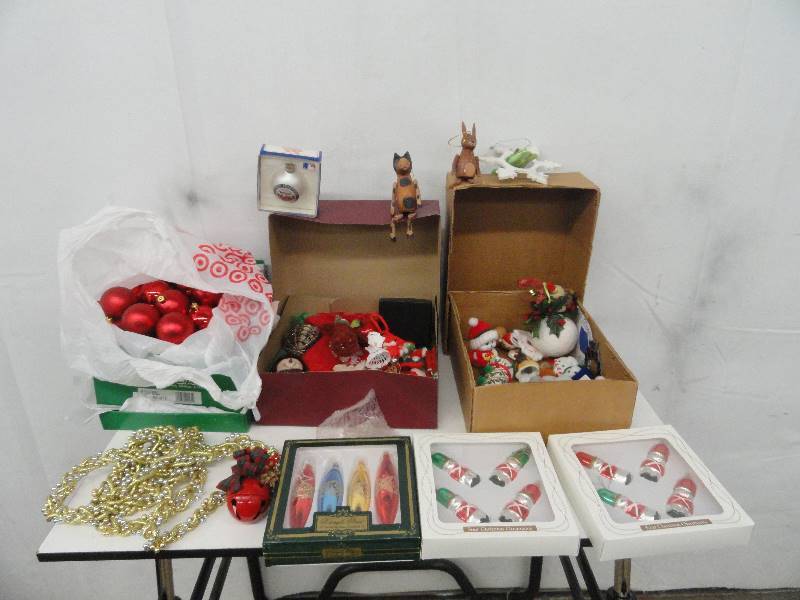 Lot of Christmas Ornaments