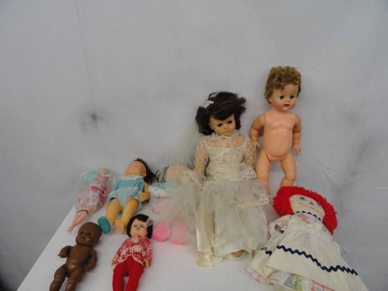 Lot of Old Dolls