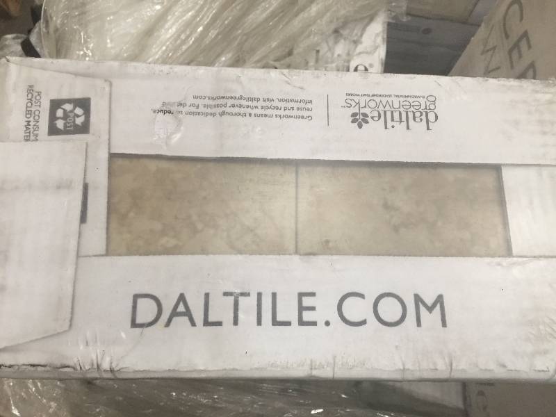 lot 13 image: MS International Onyx Crystal 12 in. x 24 in. Glazed Porcelain Floor and Wall Tile (16 sq. ft.  case)  2 cases open box never used  Model # NONXCRY1224P