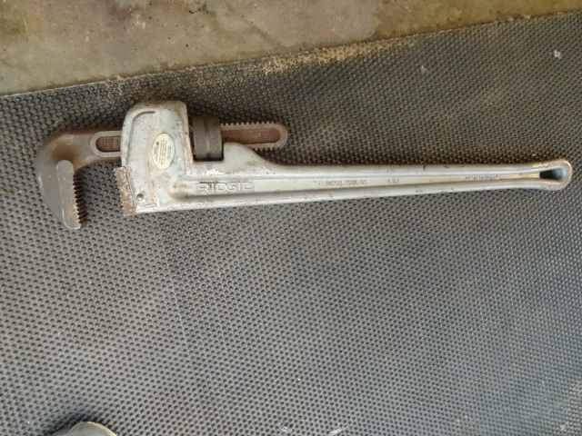 Ridgid 24 aluminum pipe wrench