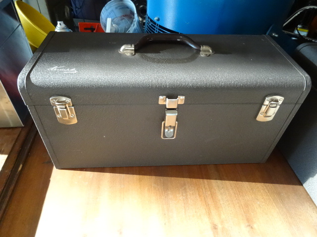 Kennedy metal tool box with interior tray. Very nice shape
