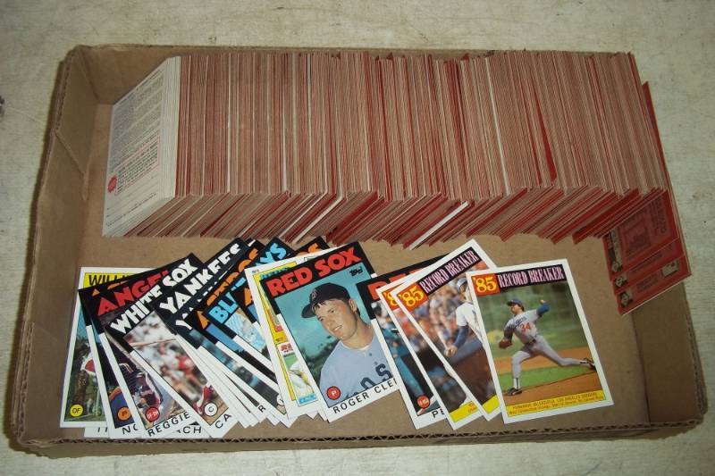 500 1985 Baseball cards