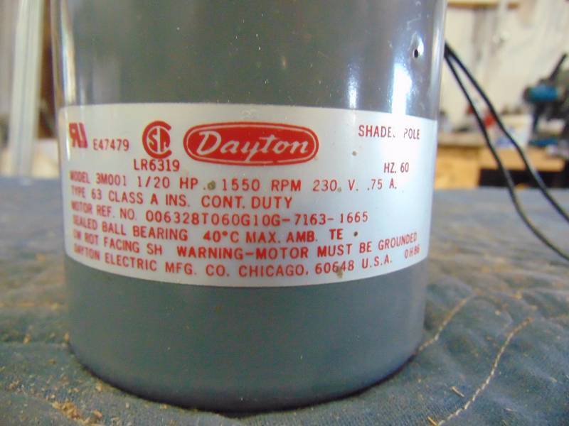lot 39 image: Dayton Electric Motor