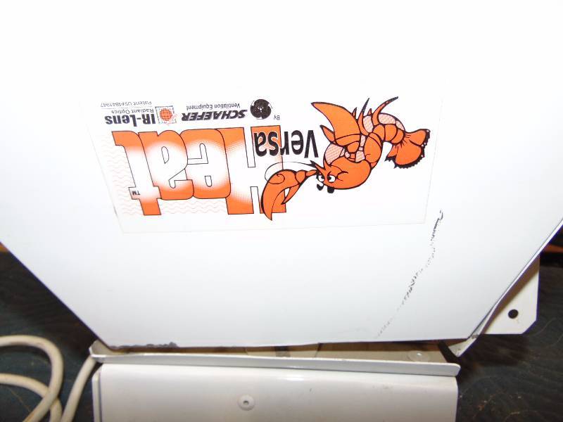 lot 53 image: Schaefer Versa Heat Electric Heater