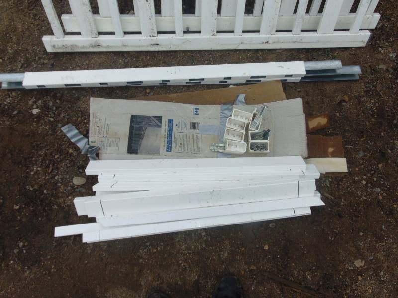 lot 145 image: Vinyl Deck Fencing