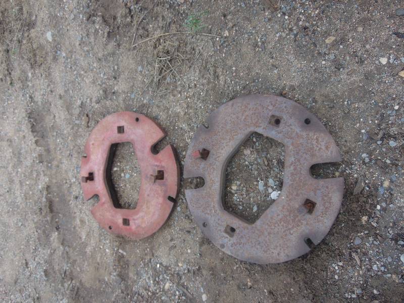 lot 147 image: (2) Wheel Weights