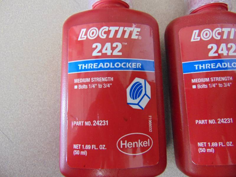 lot 164 image: (2) New Bottles of Loctite 242 Threadlocker