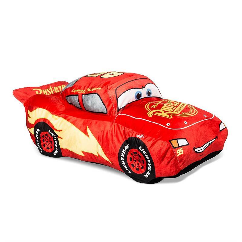 New Disney Cars Lightning McQueen Red Body Pillow (36