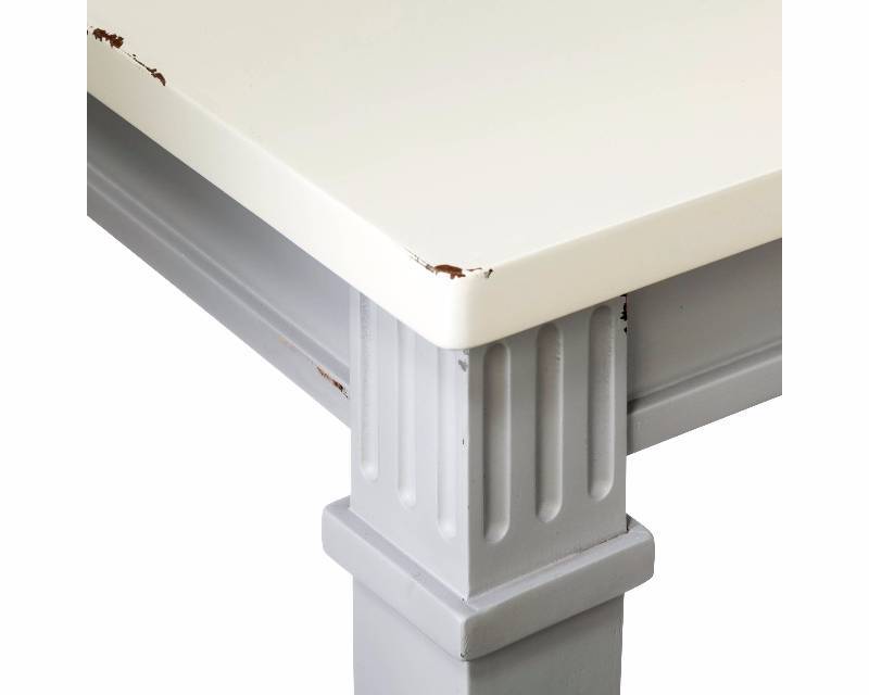 lot 35 image: New Westville 45 Distressed Dining Bench - Gray - Beekman 1802 FarmHouse