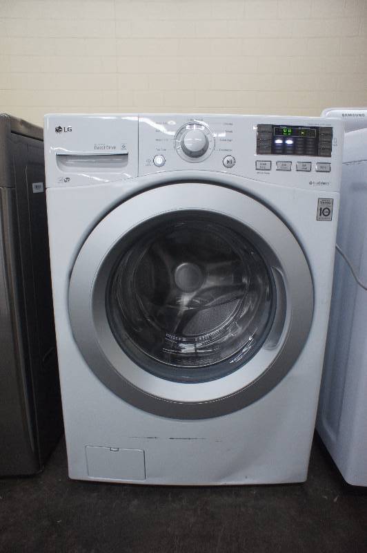 lot 3 image: New - Scratch & Dent LG Model # (WM3270CW) - Front-Loading Washer - White Color -  Tested Works - MSRP $ 1299.99