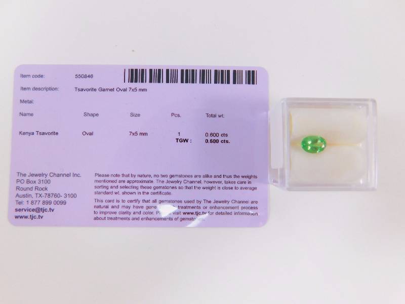 Tsavorite Garnet .6 ct