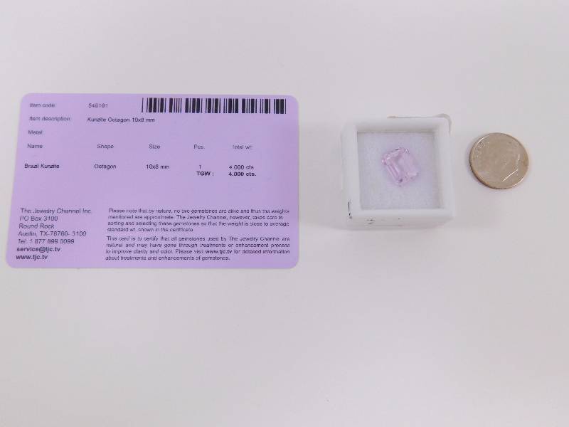 Kunzite 4 ct