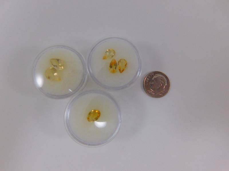(6) Citrine Gemstones 5.41 ct