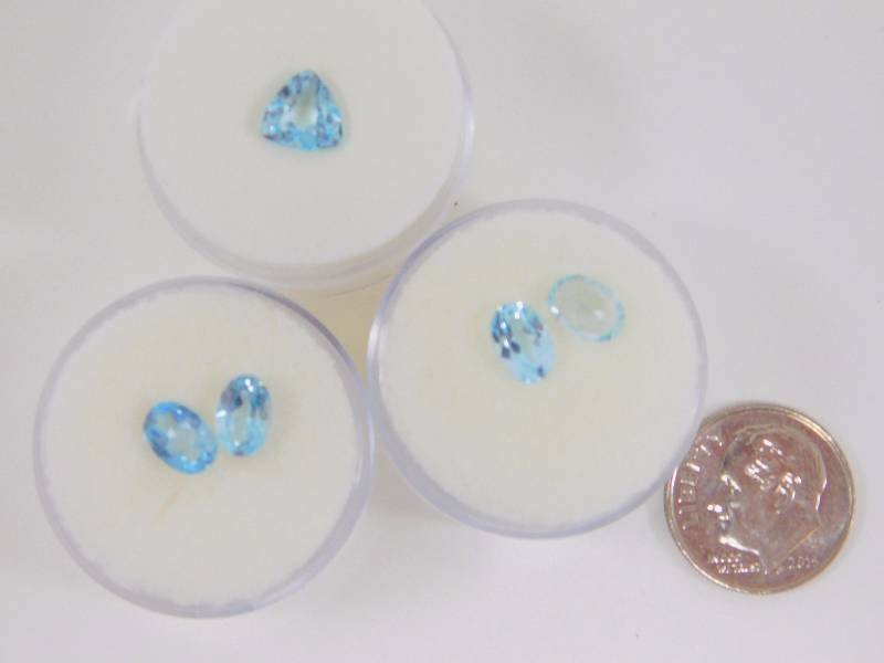 (5) Blue Topaz 5.22 ct